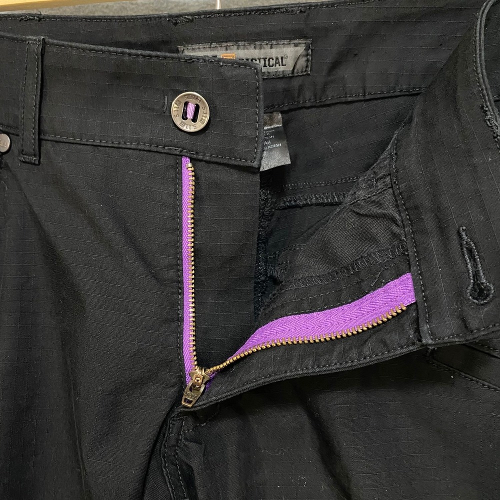 5.11 TACTICAL Women's 10 Regular Black Stryke Flex Ripstop Cargo Utility Pants - Picture 4 of 9